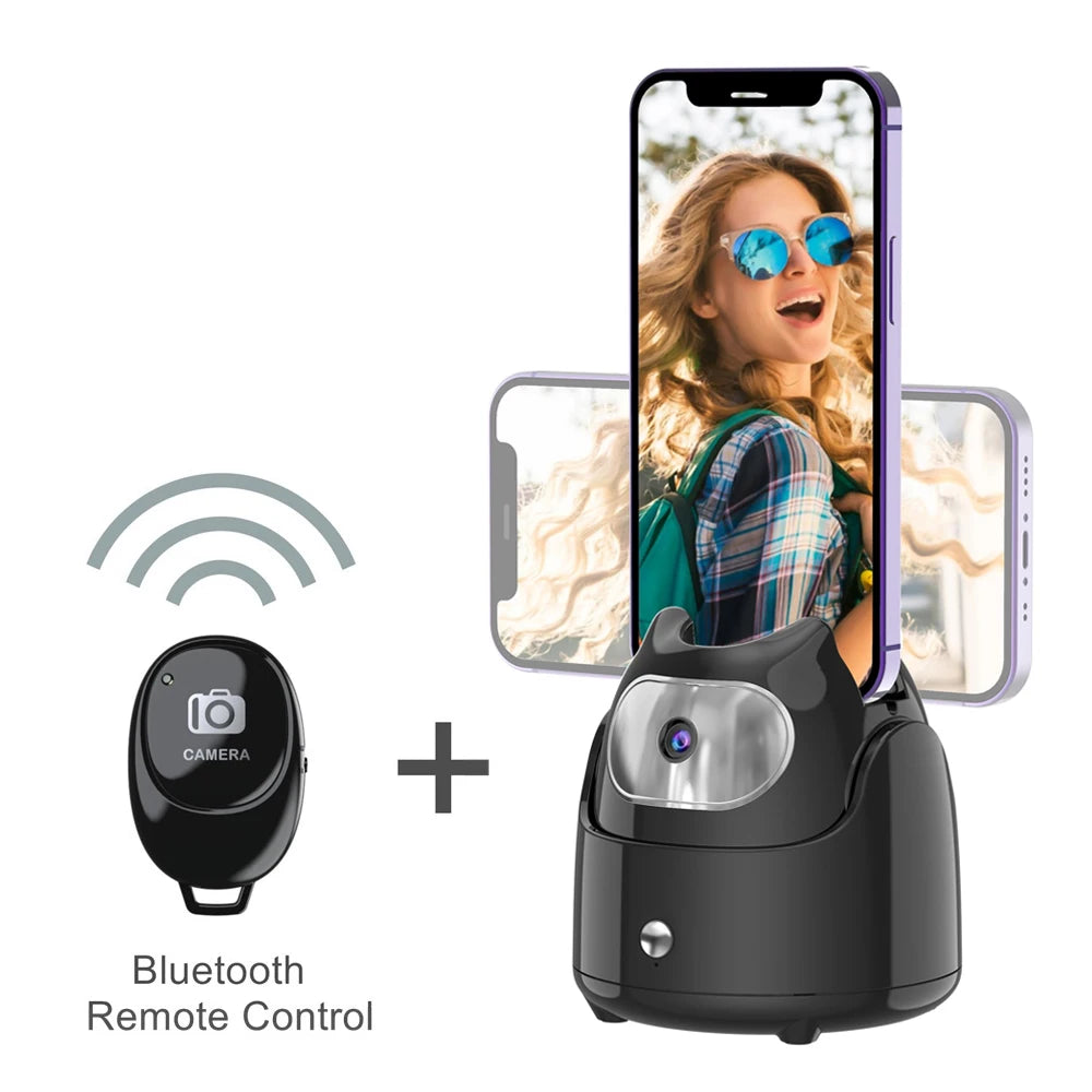 Auto Tracking Smart Shoot Robot Cameraman 360° Face Phone Holde Ai Shooting Gimbal Stabilizer Selfie Stick for Vlog Live Video